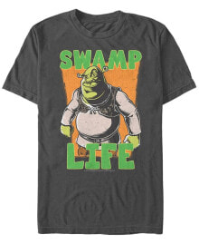 Shrek Men's Swamp Life Poster Short Sleeve T-Shirt