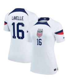 Nike women's Rose Lavelle White USWNT 2022/23 Home Breathe Stadium Replica Player Jersey