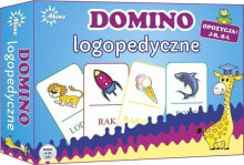 Логическая игра для детей Abino Domino logopedyczne J-R, R-L ABINO