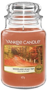 Duftkerze im Glas - Yankee Candle Woodland Road Trip