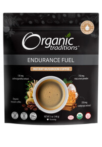 Грибы Organic Traditions  Instant Mushroom Coffee - Endurance Fuel -- 5 oz