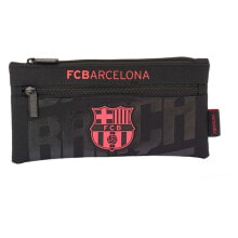 Школьные пеналы Пенал F.C. Barcelona 2 отделения, черный цвет