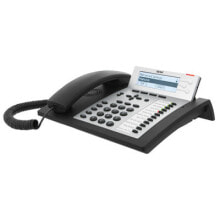 Системные телефоны Tiptel 3110 IP-телефон Черный, Серебристый Проводная телефонная трубка 1083300