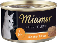 Купить влажные корма для кошек Miamor: Miamor Miamor Feine Filets puszka Tyńczyk i ser - 100g