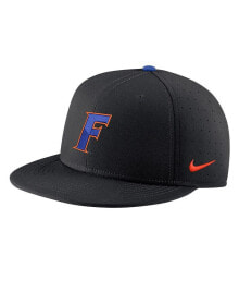 Nike men's Black Florida Gators Aero True Baseball Performance Fitted Hat