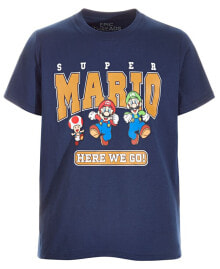 Купить детские футболки и майки для мальчиков Epic Threads: Little & Big Boys Super Mario Graphic T-Shirt, Created for Macy's