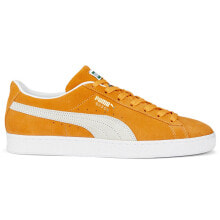 Puma Suede Classic Xxi Lace Up Mens Orange Sneakers Casual Shoes 37491578