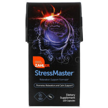 Растительные экстракты и настойки Zahler, StressMaster, Relaxation Support Formula, 120 Capsules (Discontinued Item)