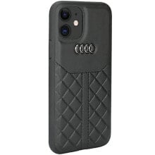 AUDI Genuine Leather iPhone 12 Pro 6.1 Autpupcip12Pq8D1Bk phone case