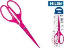 Детские ножницы для поделок из бумаги milan Nożyczki biurowe 17cm różowe MILAN