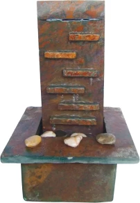 THE GARDEN PEOPLE Monolit in natural stone decorative fountain