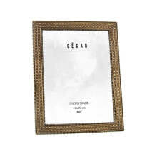 Photo frame Alexandra House Living Golden Plastic 13 x 1 x 18 cm