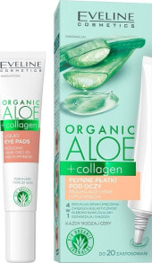 Купить маски для лица Eveline: Eveline EVELINE_Organic Aloe+Collagen płynne płatki pod oczy 20ml