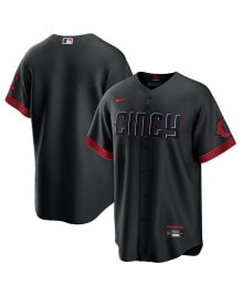 Nike men's Black Cincinnati Reds 2023 City Connect Replica Jersey