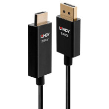 Компьютерные разъемы и переходники lindy 40927 видео кабель адаптер 3 m DisplayPort HDMI Тип A (Стандарт) Черный