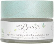 Купить увлажнение и питание кожи лица Little Butterfly London: Wrapped in Love Calming Anti-Pollution Baby Face Cream