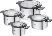 Pots and ladles zwilling SIMPLIFY 66870-004-0 Pots set Stainless steel 4 pcs. Silver Black