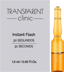 Ampullen für das Gesicht mit straffender Wirkung - Transparent Clinic Instant Flash