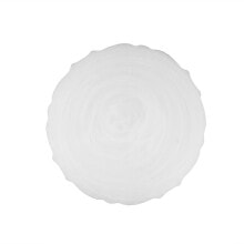 Jay Import Alabaster White Charger Plate