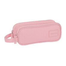 Double Carry-all Safta Pink 21 x 8 x 6 cm