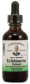 Эхинацея Christopher's Echinacea Extract Glycerine Base--Экстракт Эхинацеи  на основе глицерина---60 мл