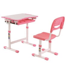 Children's desks and tables for schoolchildren