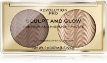 Revolution Sculpt And Glow Pro Палетка для контуринга  4 г