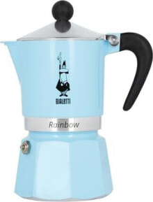 Kawiarka Bialetti Bialetti RAINBOW 3 TZ (150 ML) JASNO NIEBIESKA