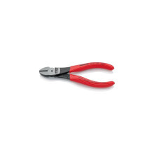 Knipex Kraftseitenschneider Länge 140 mm poliert Form 0 Kunststoffüberzug