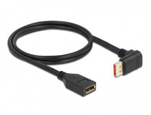 Delock 87087 - 1 m - DisplayPort - DisplayPort - Male - Female - 7680 x 4320 pixels
