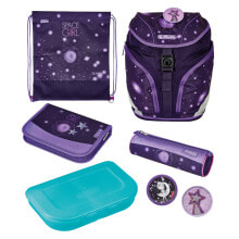 SoftLight Plus Space Girl - Pencil pouch - Sport bag - Lunch box - Pencil case - School bag - Girl - Grade & elementary school - Backpack - 16 L - Side pocket