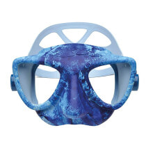 Masks and snorkels for scuba diving