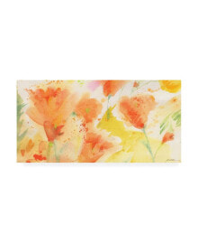 Trademark Global sheila Golde Windblown Poppies #1 Canvas Art - 27