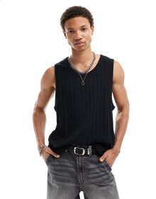 Купить мужские футболки и майки AllSaints: AllSaints Madison vest in black