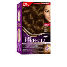 Краска для волос Wella Color Perfect 7 Color Cream 5/0 Стойкая масляная крем-краска для волос, оттенок светло-каштановый