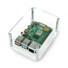 Компьютерные корпуса для игровых ПК Case for Raspberry Pi 4B/3B+/3B/2B open transparent
