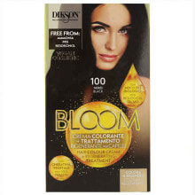 Краска для волос Dikson Bloom Color Cream N 100 Крем-краска для волос с натуральными маслами Без аммиака, оттенок черный