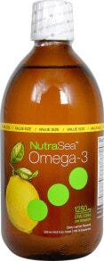 Рыбий жир и Омега 3, 6, 9 nature's Way Omega 3 NutraSea Lemon  Омега 3 из рыбьего жира 1250 мг с лимонным вкусом