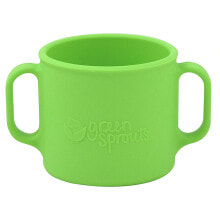 Посуда для малышей кружка детская green sprouts, зеленый цвет