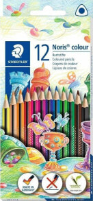 Цветные карандаши для рисования для детей staedtler Noris Color triangular crayons 12 colors STAEDTLER