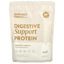 Digestive Support Protein™, Plant Protein Drink Mix, Probiotic Vanilla , 15.87 oz (450 g)