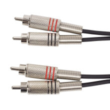 MUSIC STORE Phono RCA Cable 2m Metal Connectors