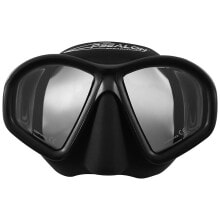 Masks and snorkels for scuba diving