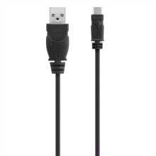 Компьютерные разъемы и переходники Belkin USB A/Micro USB B, 0.9m USB кабель 0,9 m 2.0 Micro-USB B Черный F3U151CP0.9M-P