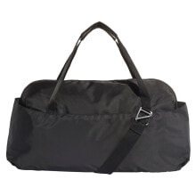 Мужские спортивные сумки Мужская спортивная сумка черная текстильная средняя для тренировки с ручками через плечо ADIDAS Training ID Duffle 27.6L