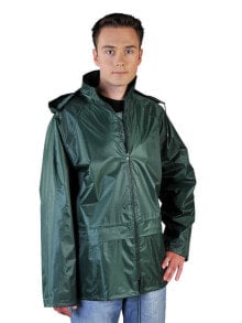 Reis XL camo rain jacket with hood