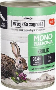 Wiejska Zagroda Wiejska Zagroda Karma Dla Psa Mono Królik 400g