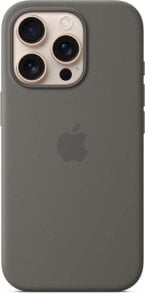 Apple Apple iPhone 16 Pro Silikoninis dėklas with MagSafe - Stone Gray