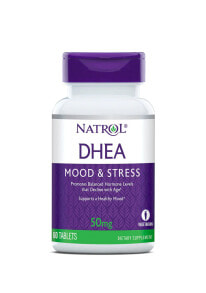 Витамины и БАДы для нервной системы natrol DHEA  ДГЭА (дегидроэпиандростерон) 50 мг для поддержки гормонального баланса и нервной системы 60 капсул