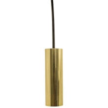 ENERGEEKS Metal Shiny Gold Smooth Cable Black Design Ceiling Light